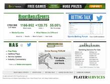 Tablet Screenshot of playerservices.com